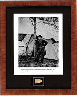 General Ulysses S. Grant at Cold Harbor, VA, 1864 photo with Civil war relic bullet - Photo Museum Store Company