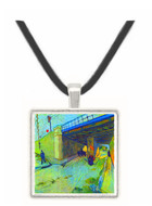 Railway bridge on the road to Tarascon by Van Gogh -  Museum Exhibit Pendant - Museum Company Photo