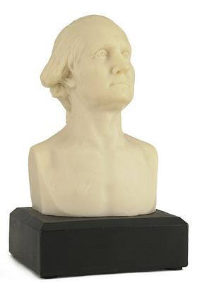 U.S. President George Washington - Small Houdon Bust - Photo Museum Store Company