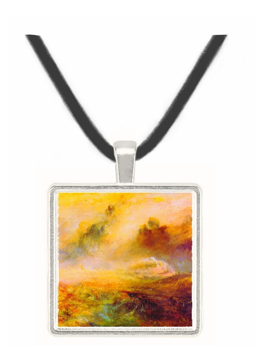Rough Seas with wreckage by Joseph Mallord Turner -  Museum Exhibit Pendant - Museum Company Photo