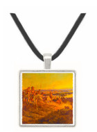 Salute of the Robe Trade 1920 - Charles M. Russell -  Museum Exhibit Pendant - Museum Company Photo