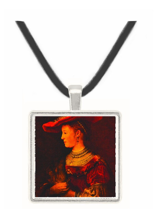 Saskia van Uylenburgk - Rembrandt Harmenszoon van Rijn -  Museum Exhibit Pendant - Museum Company Photo