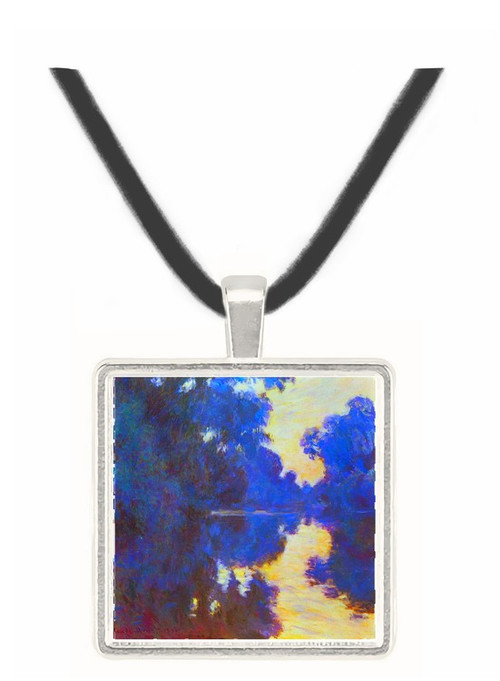 Seine in Morning #2 by Monet -  Museum Exhibit Pendant - Museum Company Photo