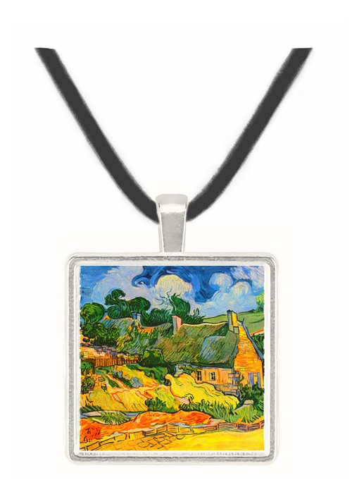 Shelters in Cordeville by Van Gogh -  Museum Exhibit Pendant - Museum Company Photo