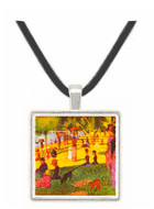 Sketch of people by Seurat -  Museum Exhibit Pendant - Museum Company Photo