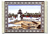 Brant Point Lighthouse: Americana - Travel Miniature Rug & Mouse Pads - Claire Murray MouseRug - Photo Museum Store Comp