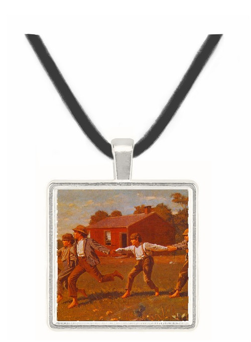 Snap the Whip - Winslow Homer -  Museum Exhibit Pendant - Museum Company Photo