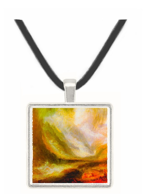 Snowstorm and avalanche by Joseph Mallord Turner -  Museum Exhibit Pendant - Museum Company Photo