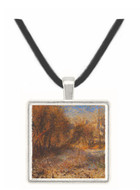 Snowy landscape by Renoir -  Museum Exhibit Pendant - Museum Company Photo