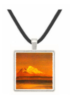 Snowy Mountains in the Pacific Northwest 2 by Bierstadt -  Museum Exhibit Pendant - Museum Company Photo