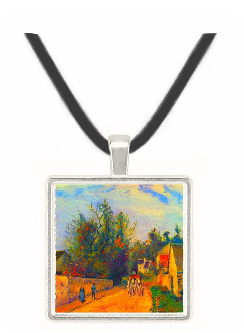 Stagecoach after Ennery by Pissarro -  Museum Exhibit Pendant - Museum Company Photo