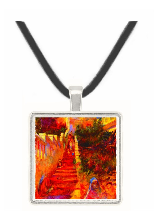 Stairs in Algier by Renoir -  Museum Exhibit Pendant - Museum Company Photo