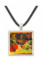 Still Life with Banana by Gauguin -  Museum Exhibit Pendant - Museum Company Photo