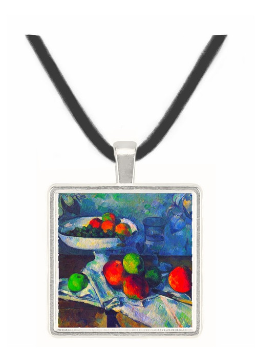 Still Life with Fruit Bowl by Cezanne -  Museum Exhibit Pendant - Museum Company Photo
