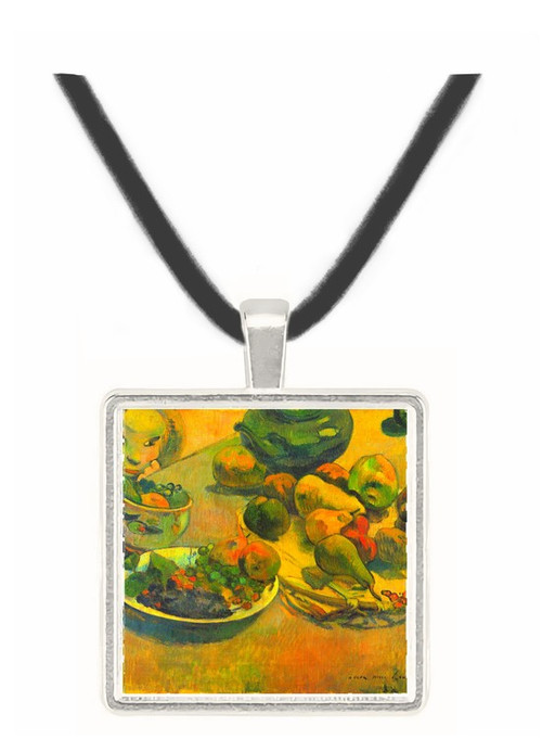 Still Life with Fruit by Gauguin -  Museum Exhibit Pendant - Museum Company Photo