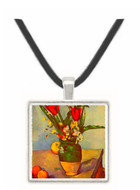 Still Life, Tulips and Apples by Cezanne -  Museum Exhibit Pendant - Museum Company Photo