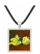 Still life, White Peony by Manet -  Museum Exhibit Pendant - Museum Company Photo