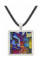 Street with a church in Kandern by Macke -  Museum Exhibit Pendant - Museum Company Photo