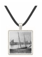 Study of boat and anchor by Seurat -  Museum Exhibit Pendant - Museum Company Photo