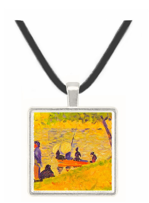 Sunday at the Grand Jatte, study by Seurat -  Museum Exhibit Pendant - Museum Company Photo