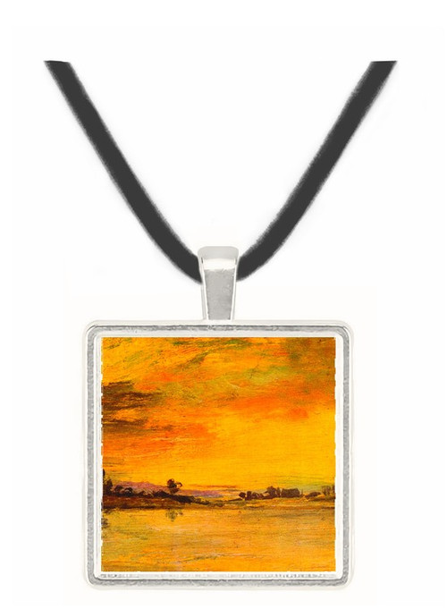 Sunrise on the river by Joseph Mallord Turner -  Museum Exhibit Pendant - Museum Company Photo