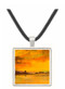 Sunrise on the river by Joseph Mallord Turner -  Museum Exhibit Pendant - Museum Company Photo