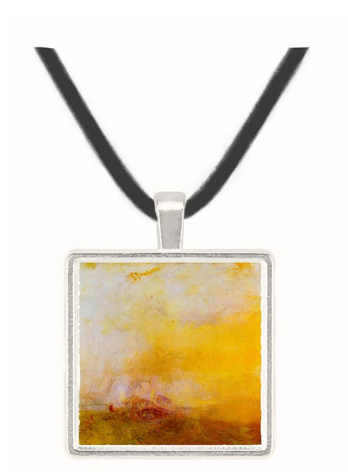 Sunrise with Sea Monsters by Joseph Mallord Turner -  Museum Exhibit Pendant - Museum Company Photo