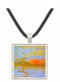 Sunset seen from a beach with breakwater by Joseph Mallord Turner -  Museum Exhibit Pendant - Museum Company Photo