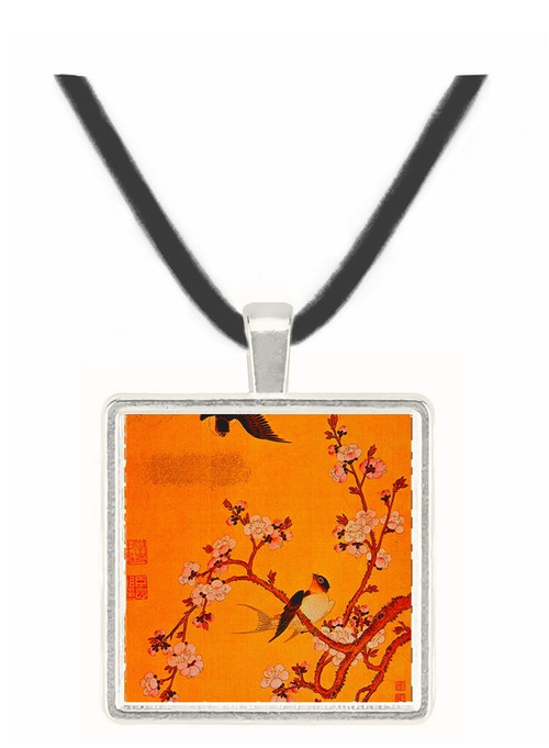 Swallows and Flowering Branches - Chiang Ting hsi -  Museum Exhibit Pendant - Museum Company Photo