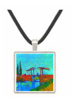 The Anglois Bridge at Arles (The drawbridge) by Van Gogh -  Museum Exhibit Pendant - Museum Company Photo