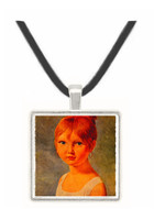 The Artists Daughter - Petrus Christus -  Museum Exhibit Pendant - Museum Company Photo