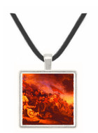 The Battle of Bunker Hill - July 1801 - George Morland -  -  Museum Exhibit Pendant - Museum Company Photo