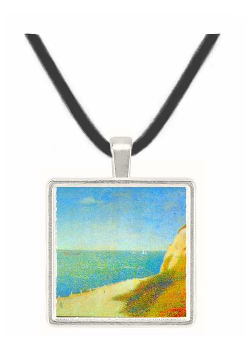 The Beach by Seurat -  Museum Exhibit Pendant - Museum Company Photo