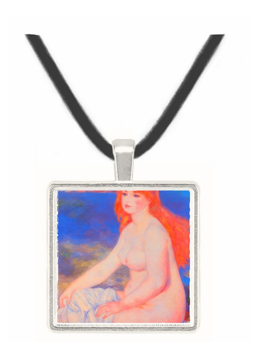 The blond bather #2 by Renoir -  Museum Exhibit Pendant - Museum Company Photo