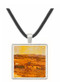 The Blue Cart - Vincent van Gogh -  Museum Exhibit Pendant - Museum Company Photo