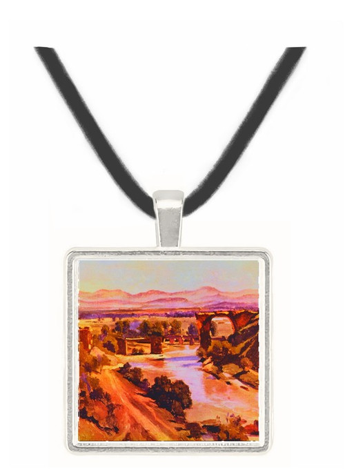 The Bridge at Narni - Jean Baptiste Camille Corot -  Museum Exhibit Pendant - Museum Company Photo