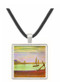 The canal at Gravelines by Seurat -  Museum Exhibit Pendant - Museum Company Photo