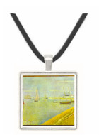 The channel of Gravelines by Seurat -  Museum Exhibit Pendant - Museum Company Photo