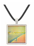 The channel of Gravelines, Petit-Fort-Philippe by Seurat -  Museum Exhibit Pendant - Museum Company Photo