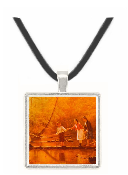 The Country Gallants - John George Brown -  Museum Exhibit Pendant - Museum Company Photo