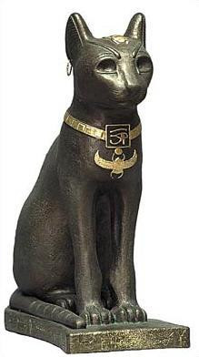 Egyptian Cat Bastet - Egyptian Museum, Cairo. 550 B.C. - Photo Museum Store Company