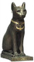 Egyptian Cat Bastet - Egyptian Museum, Cairo. 550 B.C. - Photo Museum Store Company