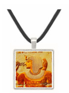 The God Khonsu Offers the King the Emblem of Life - Egypt -  Museum Exhibit Pendant - Museum Company Photo