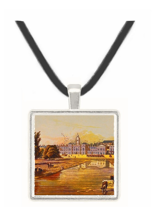 The House Guards and Melbourne House - Robert Havell -  Museum Exhibit Pendant - Museum Company Photo