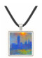 The Houses of Parliament, sunlight in the fog by Monet -  Museum Exhibit Pendant - Museum Company Photo
