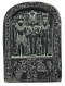 The Sacred Triad Osiris, Isis and Horus - Louvre Museum, Paris  1450 B.C. - Photo Museum Store Company