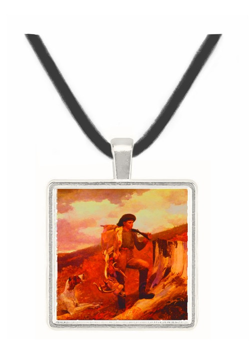 The Hunter - Winslow Homer -  Museum Exhibit Pendant - Museum Company Photo