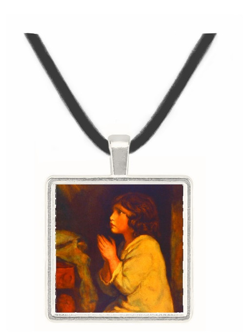 The Infant Samuel at Prayer - Sir John Everett Millais -  Museum Exhibit Pendant - Museum Company Photo