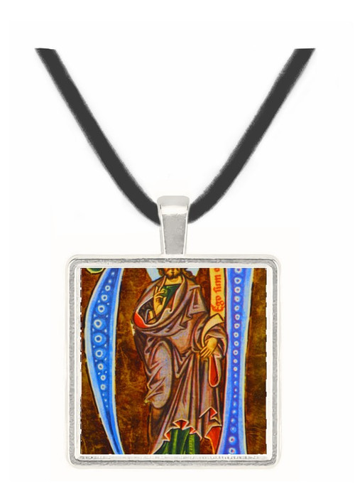 The initial V with Christ Blessing - Dictionary of Salomon... -  Museum Exhibit Pendant - Museum Company Photo