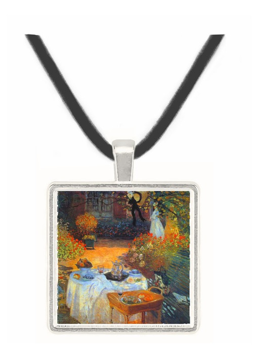 The lunch #2 by Monet -  Museum Exhibit Pendant - Museum Company Photo